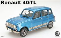Maquette voiture de collections : Renault 4 GTL - 1/24 - Ebbro 25011 - france-maquette.fr