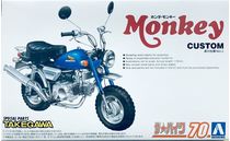 Maquette moto : Honda Monkey Custom Takegawa Version 1/12 - Aoshima 06296 6296