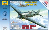 Maquette d'avion militaire : Focke Wulf Fw190A-4 - 1/72 - Zvezda 7304