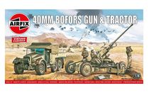 Maquette de véhicule militaire : Bofors Gun & Tractor - 1:76 - Airfix 02314V