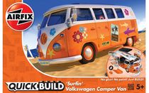 Maquette voiture : QUICK BUILD Surfin' VW Camper - Airfix J6032