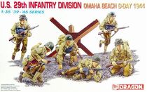 Figurine soldats : Infanterie 29ème Div. US Omaha Beach 1/35 - Dragon 06211  6211