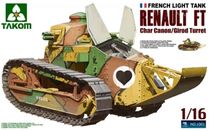 Maquette militaire : Char léger français Renault FT char canon/Girod tourelle 1/16 - Takom 01001