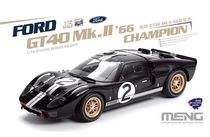 Maquette voiture Ford GT40 Mk.II 66 Champion (Pre coloured Edition) - 1/12 - Meng RS003 RS-003