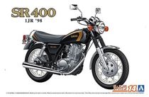 Maquette moto : Yamaha 1JR SR400 ''98 au 1/12 - Aoshima 06498 6498