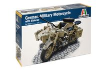 Maquette militaire : BMW R75 Sidecar - 1:9 - Italeri 07403 7403
