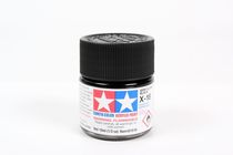 Peinture pour maquettes - X18 NOIR SATINE - XL 23 ml - Tamiya 81018