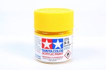 Peinture pour maquettes - X8 JAUNE CITRON brillant - XL 23 ml - Tamiya 81008