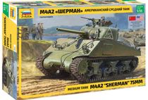Maquette militaire : M4A2 Sherman - 1/35 - Zvezda 3702 03702 - france-maquette.fr