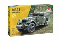 Maquette véhicule militaire : M3A1 Scout Car 1/72 - Italeri 7063 07063