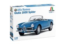 Maquette voiture de course : Alfa Romeo Giulia 1600 Spider 1/24 - Italeri 3668