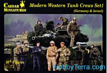 Figurines militaires : Equipage de char OTAN moderne - 1/72 - Caesar 00102