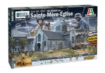 Diorama bataille militaire : Sainte-Mère-Eglise 6 Juin 1944 1/72 - Italeri 6199 06199