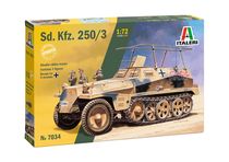 Maquette véhicule blindé : SDKFZ 250/3 1/72 - Italeri 7034 07034