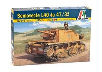 Figurines et artillerie militaire : Semovente L40 da 47/32 1/35 - Italeri 06477, 6477