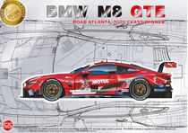 Maquette voiture : BMW M8 gte road Atlanta 2020 class winner 1/24 - Nunu PN24042