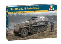Maquette militaire : Sd.Kfz.251/8 Ambulance - 1:72 - Italeri 07077 7077