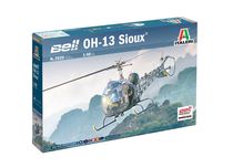 Maquette hélicoptère militaire : OH‐13 Sioux ‐ 1:48 - Italeri 2820 02820