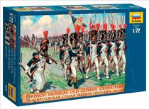 Figurines soldats français : Vieille Garde Impériale 1/72 - Zvezda 8030 08030