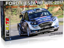 Maquette de voiture : Ford Fiesta RS WRC 2017 ‐ 1/24 - Belkits 013 00013