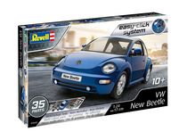Maquette voiture : Easy Click VW New Beetle 1:24 - Revell 07643, 7643 - france-maquette.fr