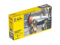 Figurines militaires : US Air Force Personal - 1/72 - Heller 49648 - france-maquette.fr