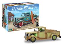 Maquette de voiture de collection : 1937 Ford Pickup Street Rod avec planche de surf - 1/25 - Revell US 14516