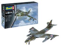 Coffret maquette avion : Model set Hawker Hunter FGA.9 1/144 - Revell 63833
