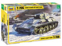 Maquette militaire : Char Léger Soviétique T70 1/35 - Zvezda 3631 03631