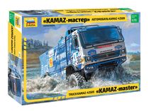 Maquette véhicule : Voiture KAMAZ-43509 KAMAZ-master 1/72 - Zvezda 5076, 05076