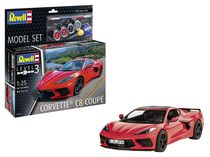 Coffret cadeau maquette de voiture : Model set Corvette C8 Coupé 1/25 - Revell 67714