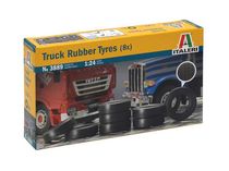 Accessoires maquette de camion : Pneus de Camion (8x) - 1:24 - Italeri 3889