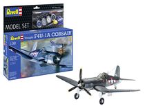 Maquette avion militaire : Model set Vought F4U-1A Corsair 1/32 - Revell 64781