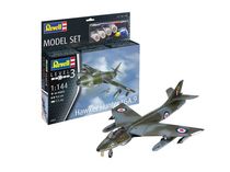 Coffret maquette avion : Model set Hawker Hunter FGA.9 1/144 - Revell 63833