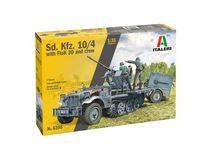 Maquette véhicule militaire : Sd.Kfz 10/4 Flak 30 et Servants 1/35 1/35 - Italeri 6395