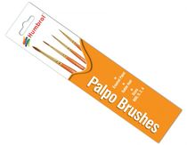 Pinceaux de modélisme : Palpo Brush Pack - Size 000/0/2/4 - Humbrol AG4250 - france-maquette.fr