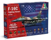 Maquette d'avion militaire : War Thunder Series F-16C Fighting Falcon 1/48 - Italeri 35105