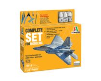 Maquette avion militaire : Model set F-22 Raptor 1/72 - Italeri 72011