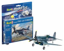 Maquette d'avion militaire : Model set F4U-1D Corsair - 1:72 - Revell 63983