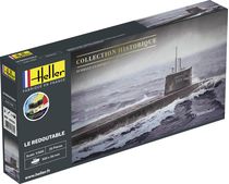 Maquette sous-marin : Starter Kit U-Boot S/M Redoutable - 1:400 - Heller 56995