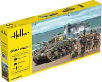 Maquette diorama militaire : Bataille d'Omaha Beach 1/72 - Heller 50332