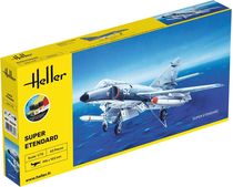 Coffret cadeau avion militaire : Starter kit Super Etendard 1/72 - Heller 56360