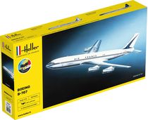Maquette avion civil : Starter Set Boeing B-707 - 1/72 - Heller 56452
