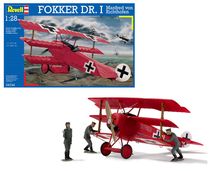 Maquette avion militaire : Fokker Dr.I "Richthofen" WWI - 1:28 - Revell 04744 4744