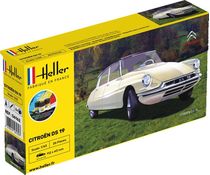 Maquette voiture de collection : Citroën DS 19 1:43 - Heller 56162
