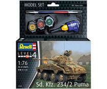 Maquette militaire : Model set du Sd.Kfz. 234/2 Puma - 1:76 - Revell 63288