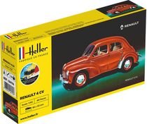Maquette voiture de collection : Renault 4 CV - 1:43 - Heller 56174