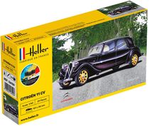Maquette voiture de collection : Citroën 11 CV - 1:43 - Heller 56159