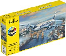 Maquette Starter Kit DC6 Super Cloudmaster Air France 1/72 - Heller 56315