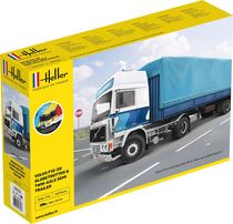 Maquette de camion : Volvo F12-20 G.T.1 & Twin Semi - 1/32 - Heller 57703